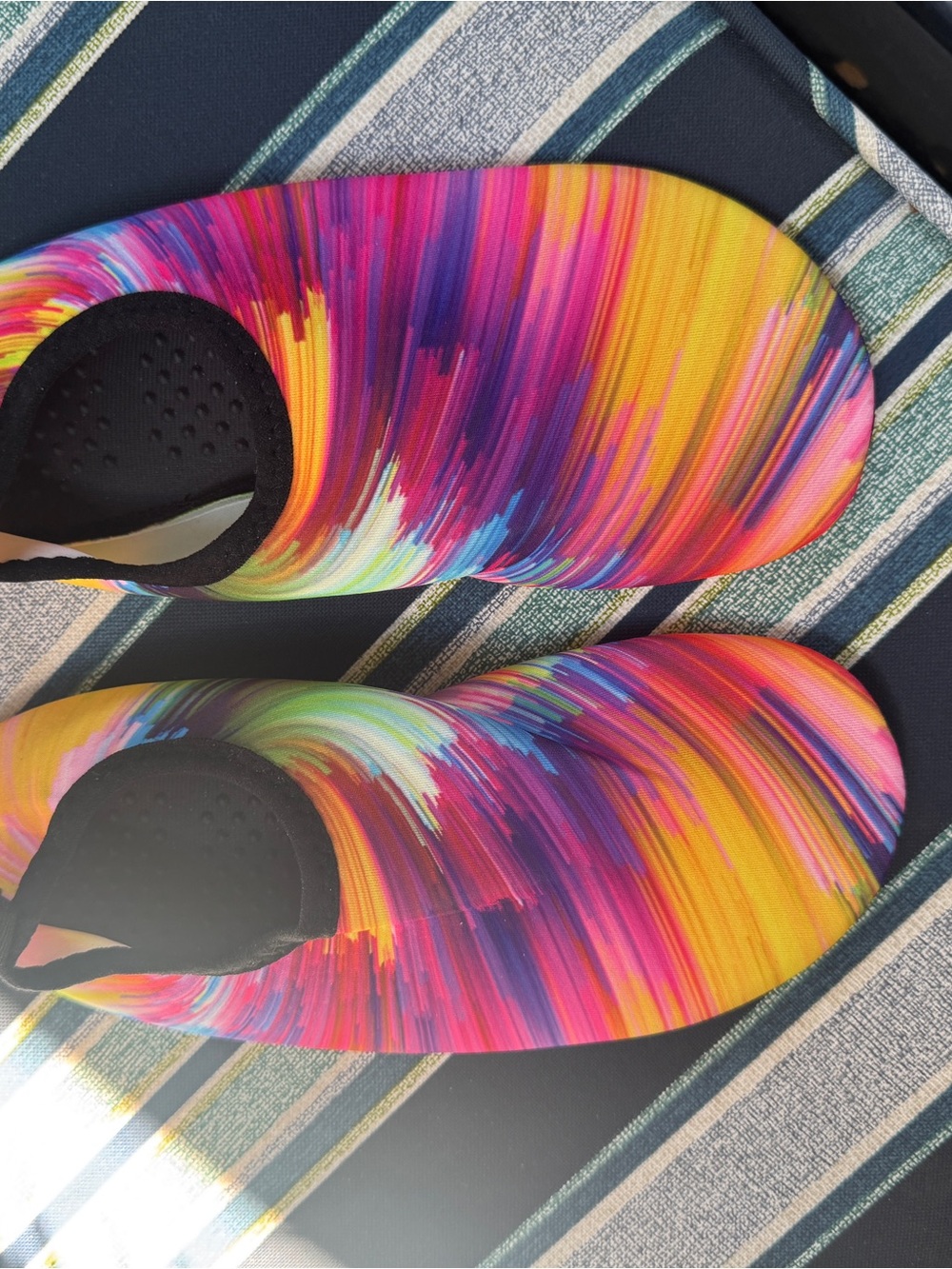 Vibrant Multicolor Slip-On Water Shoes